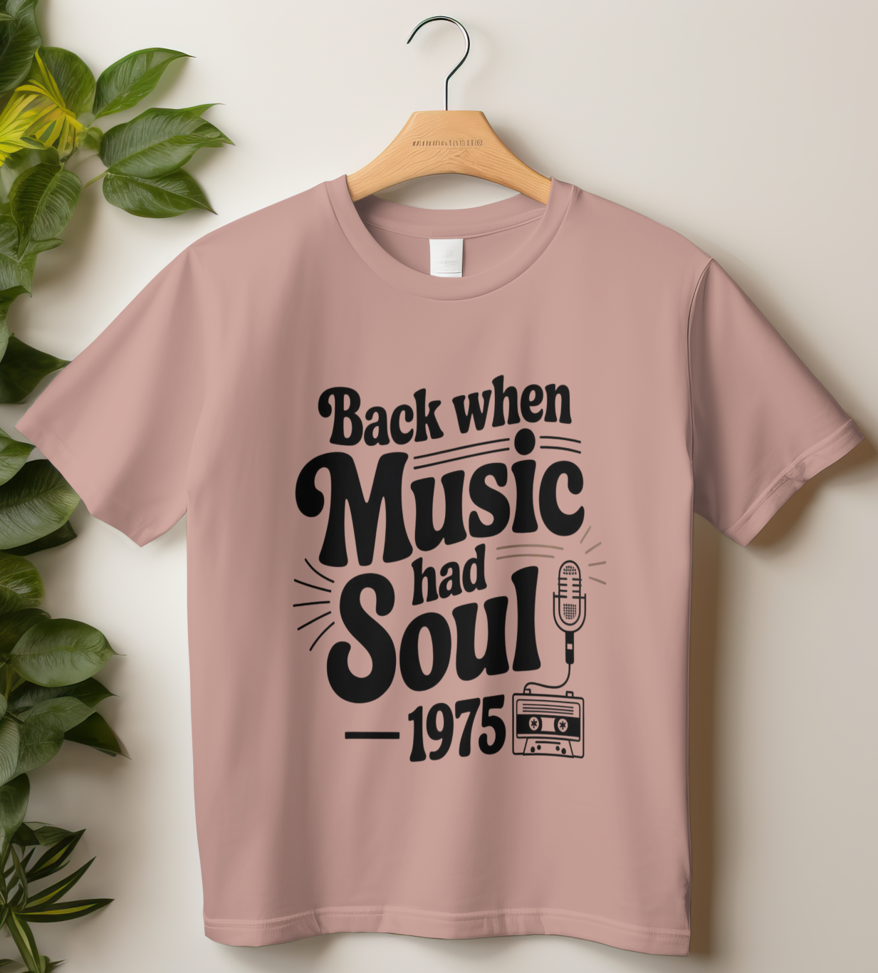1975 Unisex Classic Crew T-Shirt (Back When Music Had Soul)