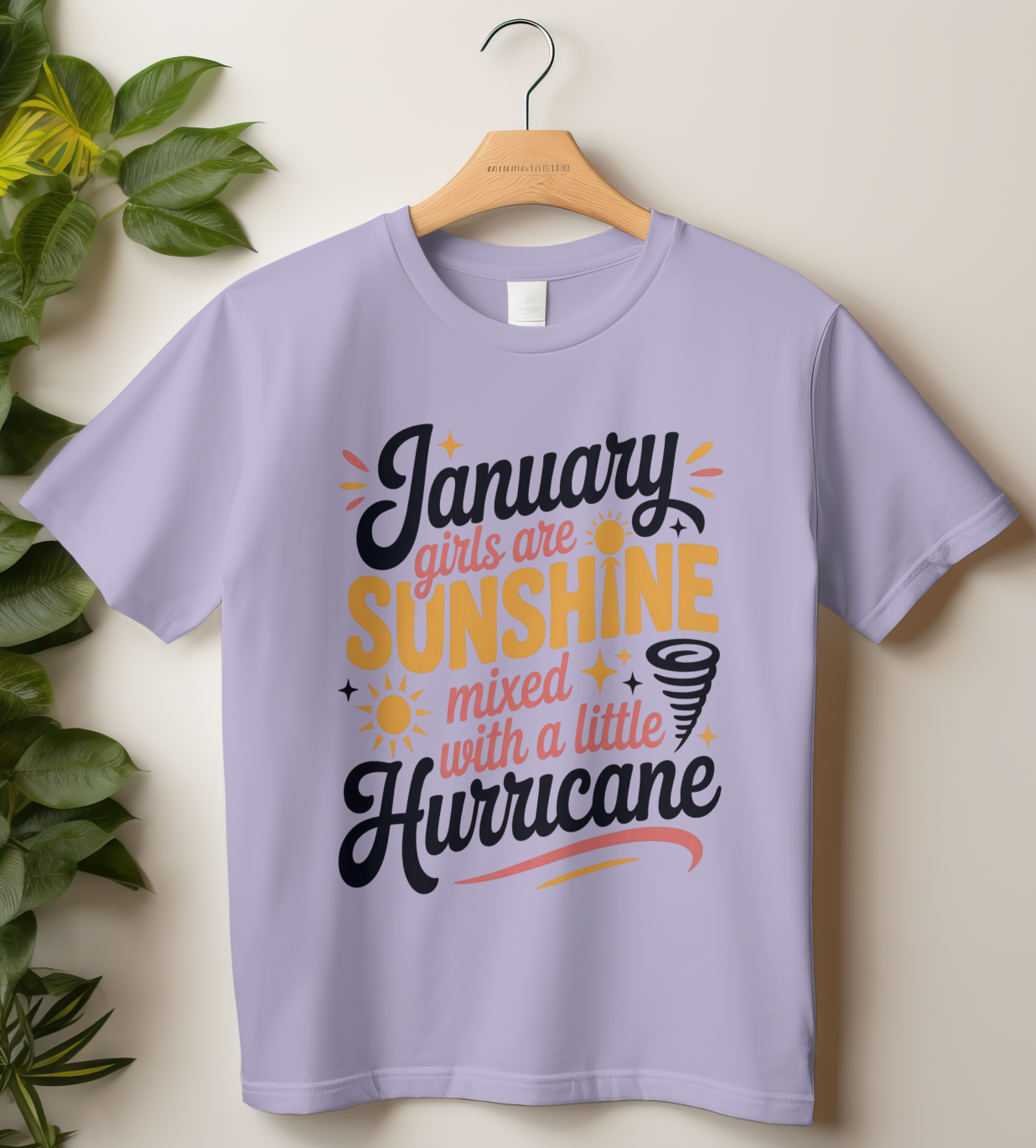 January Birthday Women's Classic T-Shirt (January Girls are Sunshine mixed with a little Hurricane)