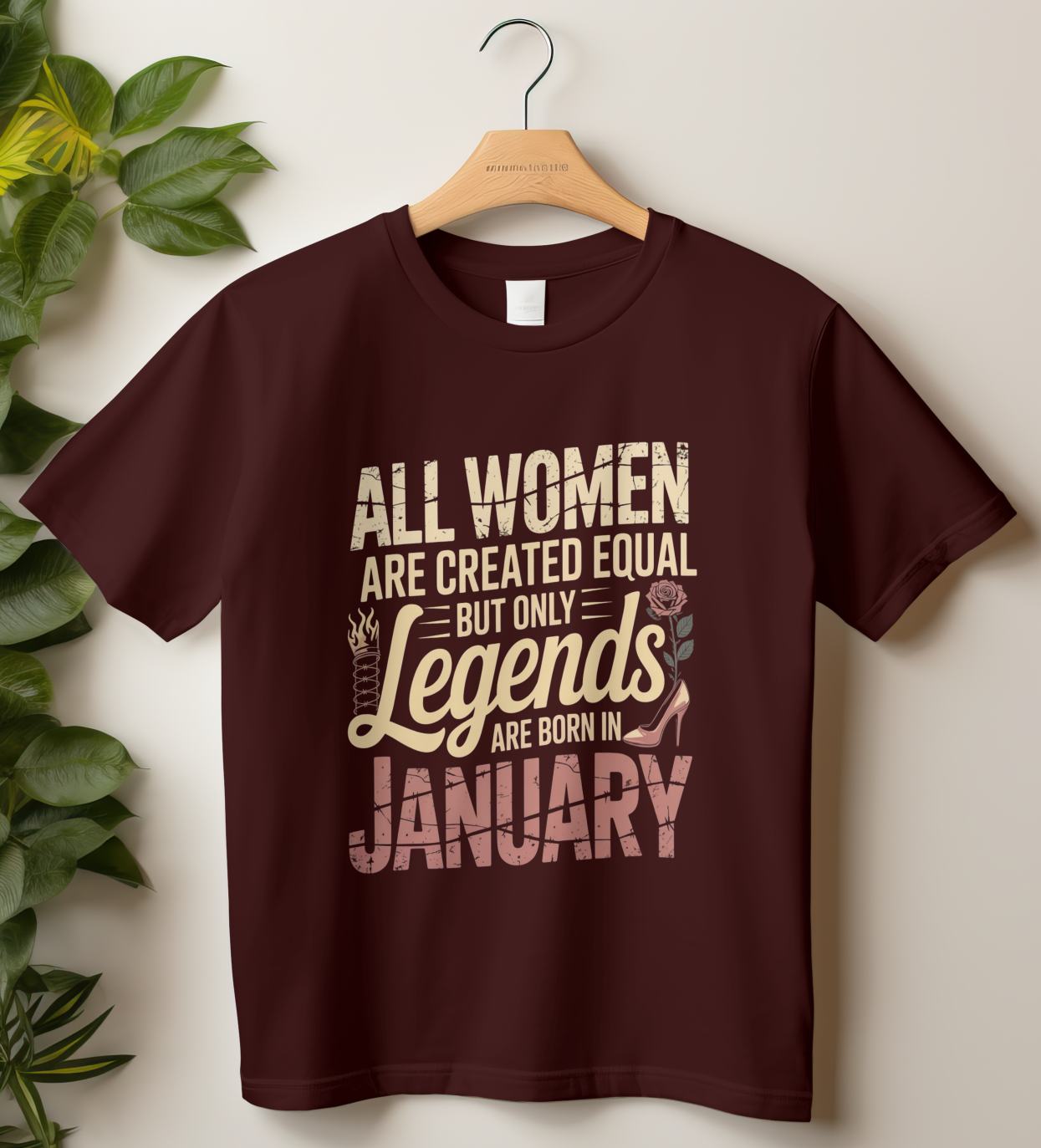 January Birthday Women's Classic T-Shirt (All WOMEN Are Created Equal, but Only Legends Are Born in January)