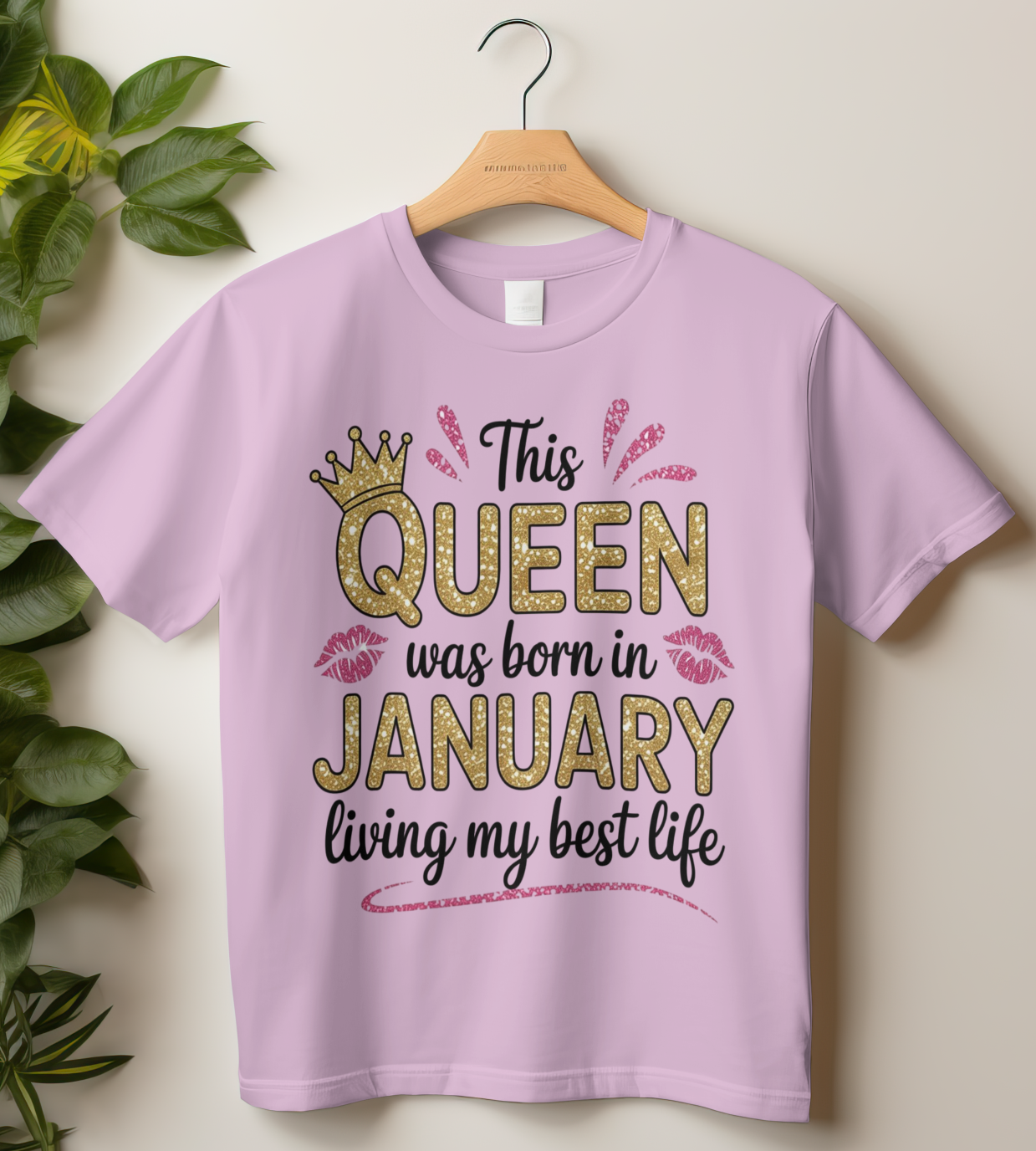January Birthday Women's Classic T-Shirt (This QUEEN was born in JANUARY, Living my best life)