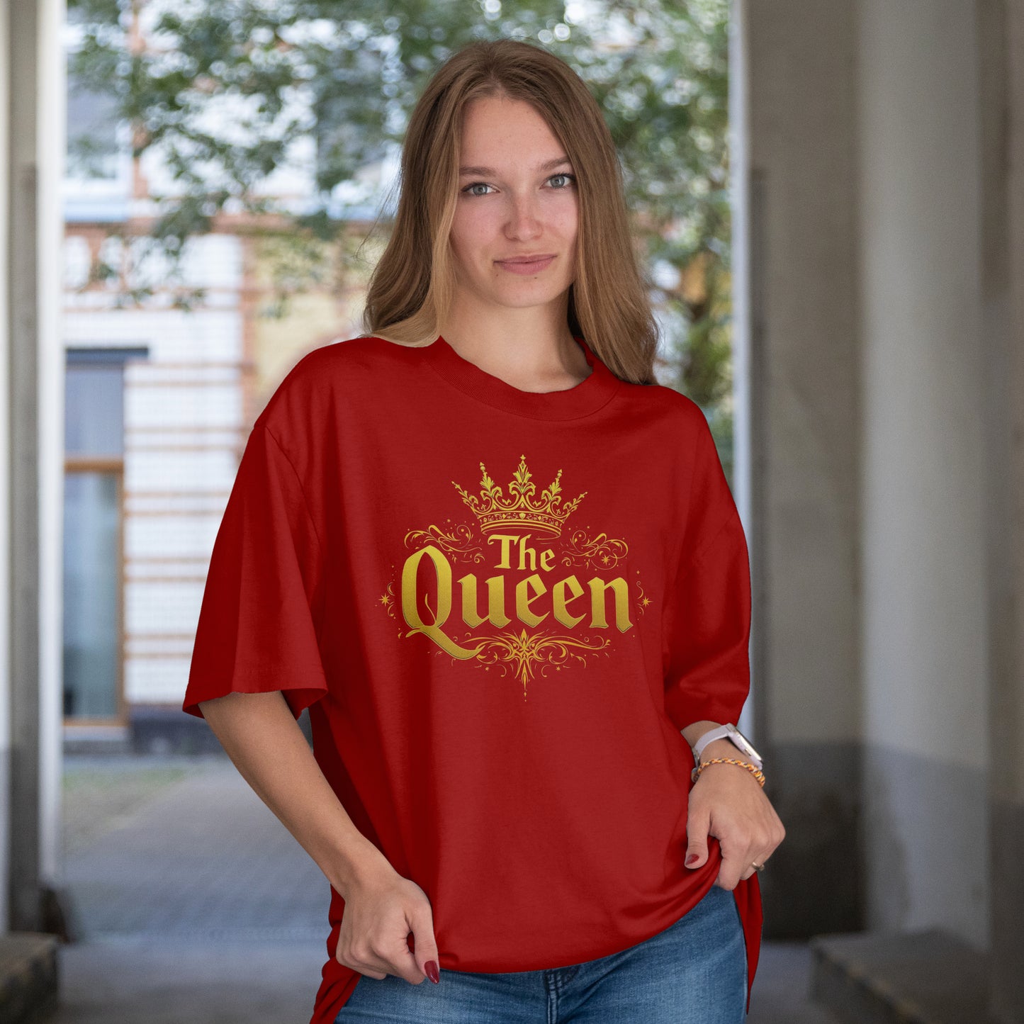 November Birthday Unisex Terry Oversized Tee Half Sleeve(I am a November Girl)