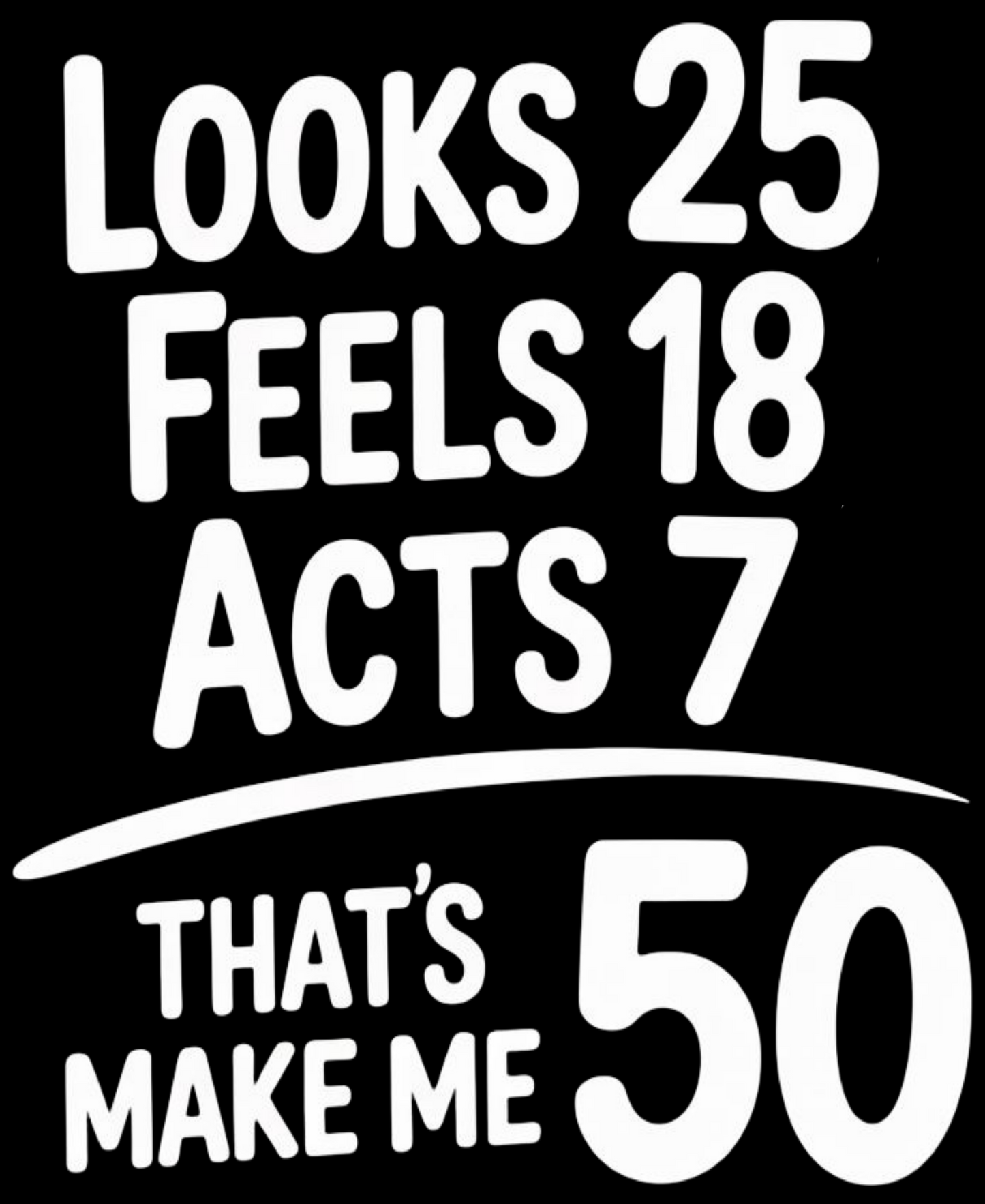 50th Birthday Unisex Classic Crew T-Shirt (That's Make Me 50)