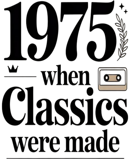 1975 Unisex Classic Crew T-Shirt (When Classics were made)