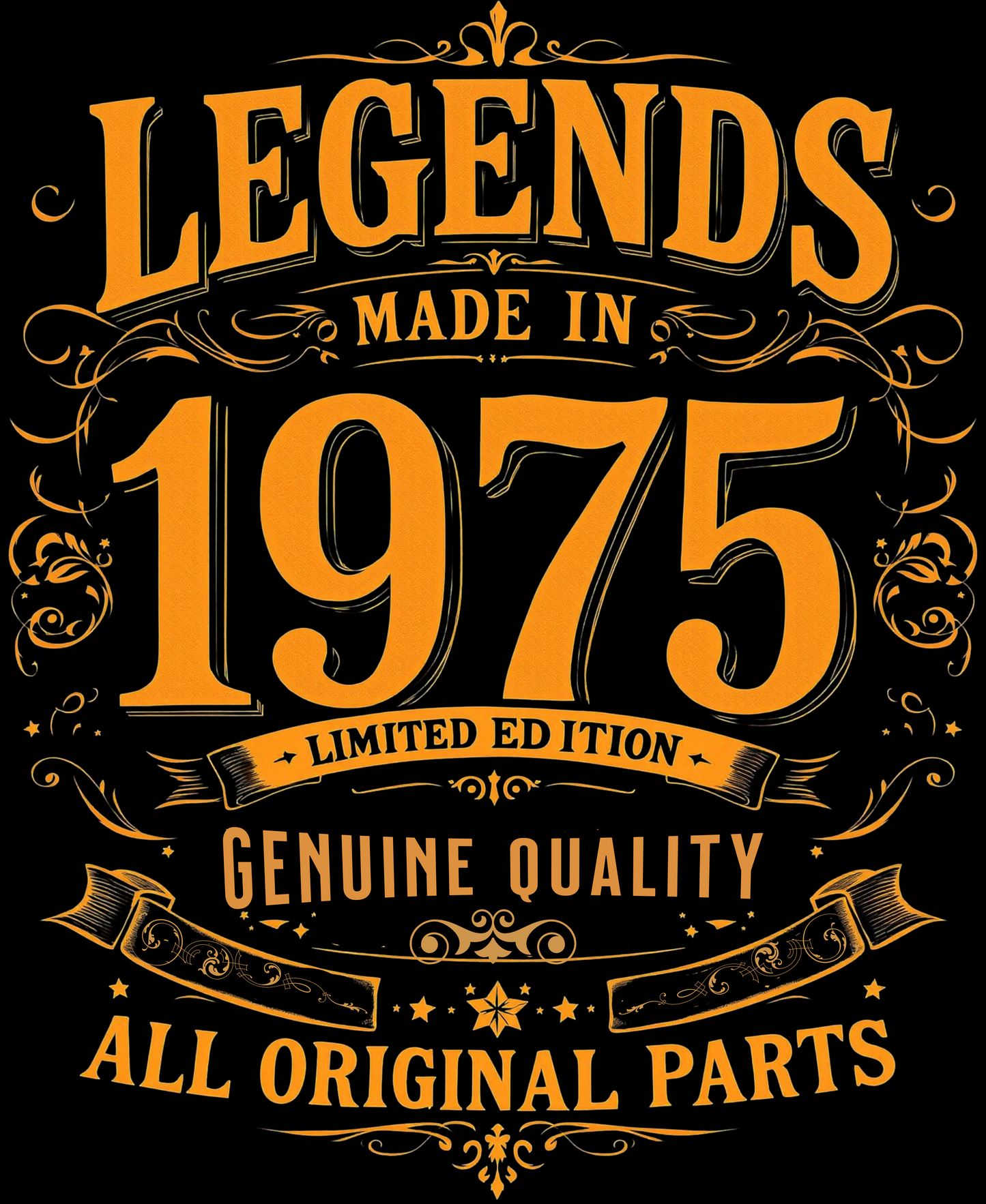 1975 Birthday Male Classic Crew T-Shirt (Legends Made in 1975)