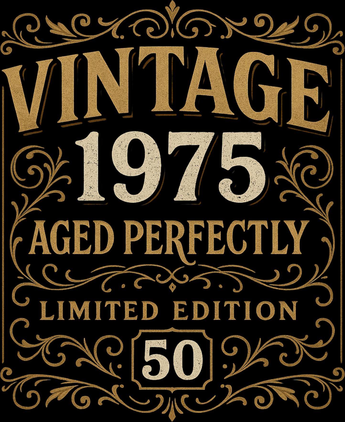 1975 Birthday Male Classic Crew T-Shirt (Vintage 1975)