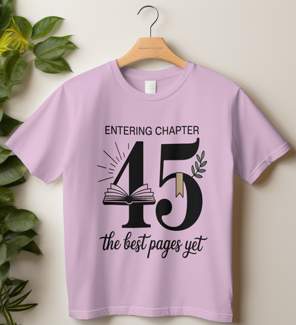 45th Birthday Unisex Classic Crew T-Shirt (Entering Chapter 45)