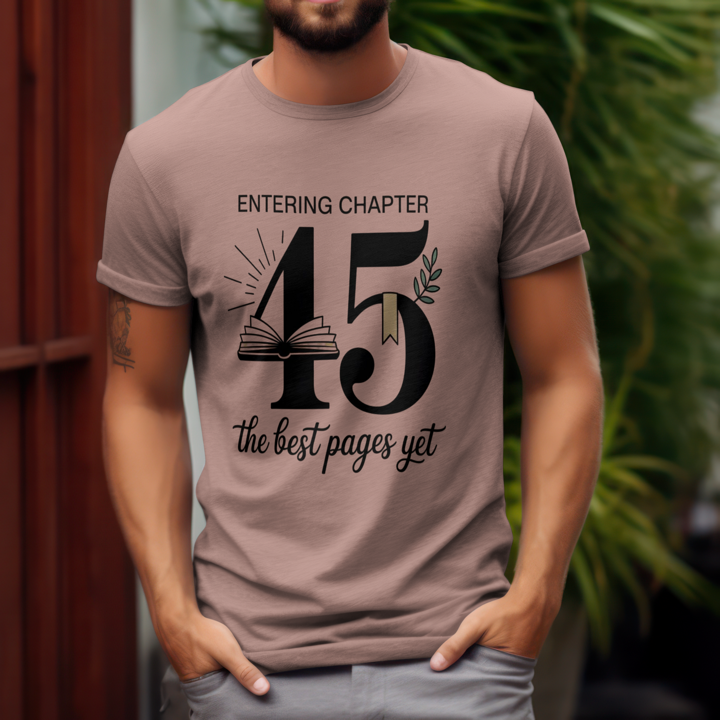 45th Birthday Unisex Classic Crew T-Shirt (Entering Chapter 45)