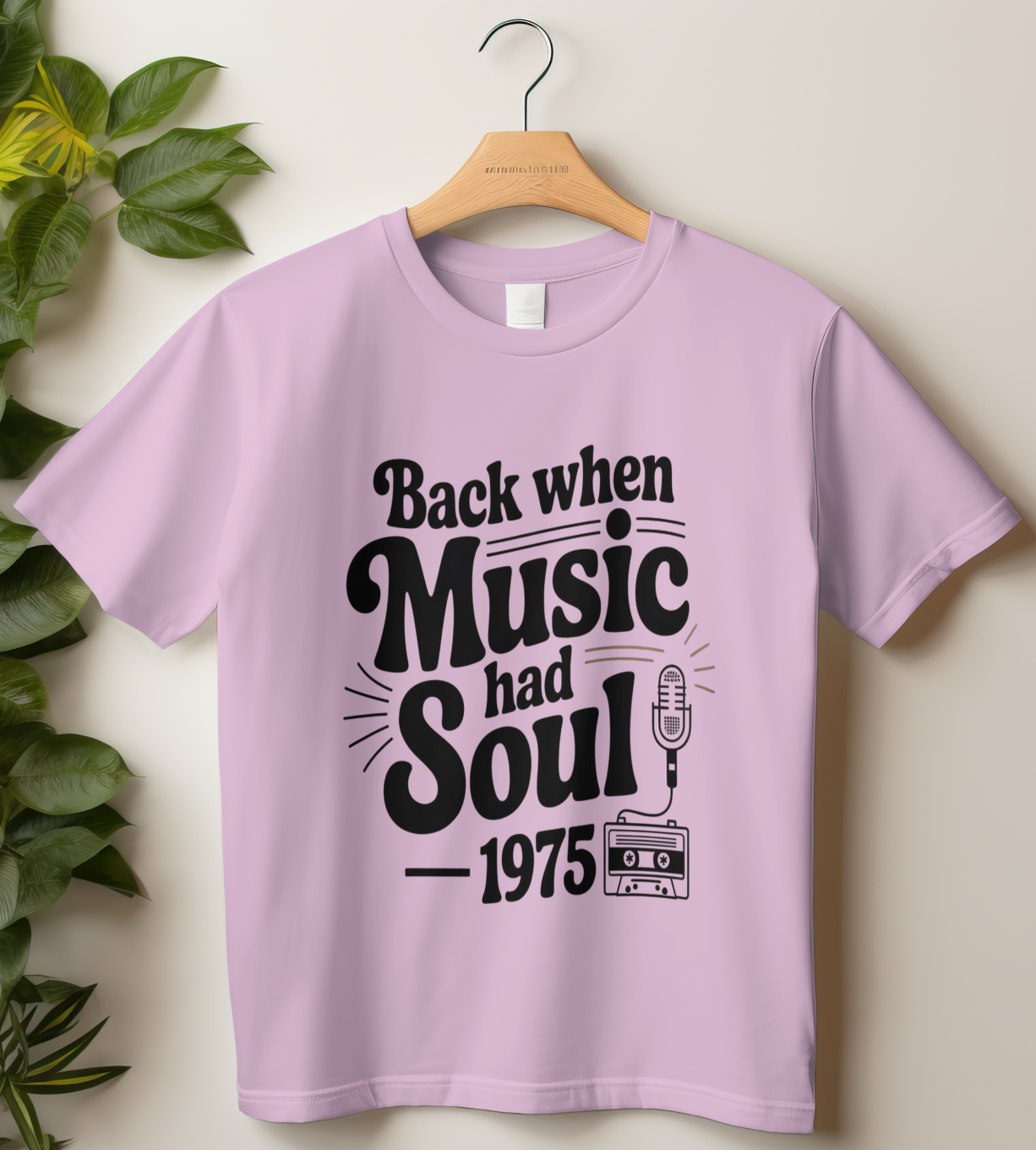 1975 Unisex Classic Crew T-Shirt (Back When Music Had Soul)