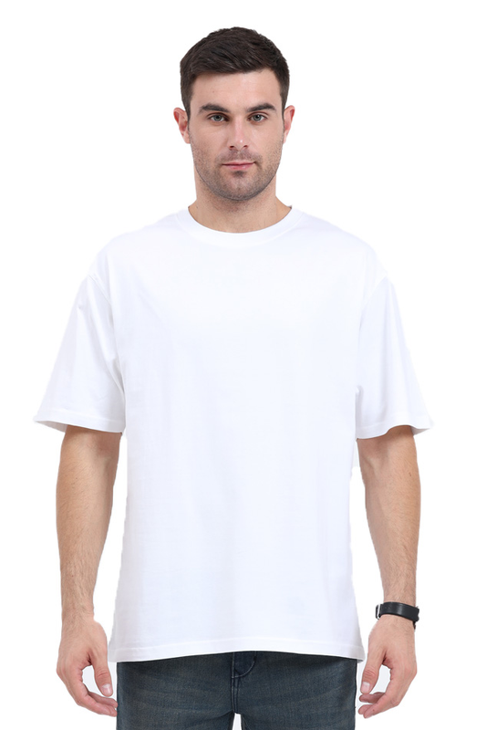 Oversized Classic T-Shirt Solid (White)