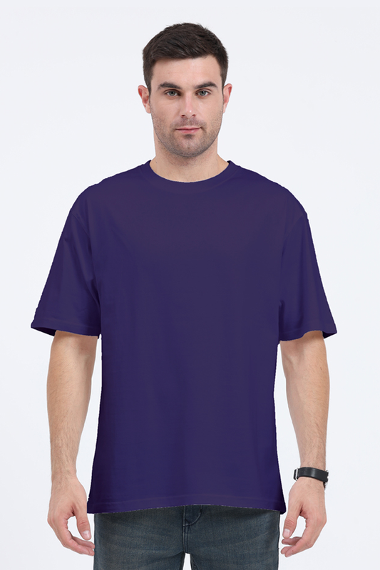 Oversized Classic T-Shirt Solid (Purple)