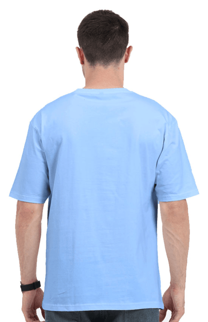 Oversized Classic T-Shirt Solid (Baby Blue)