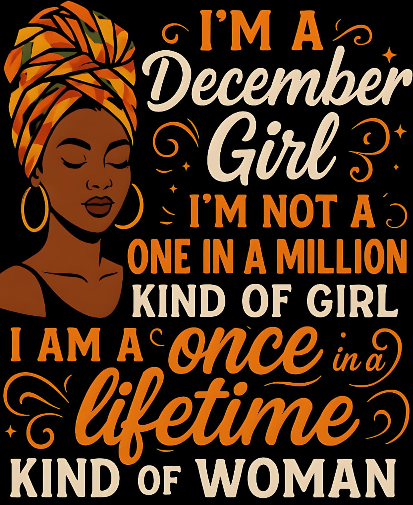 December Birthday Woman Sweatshirt (I'm a December Girl)