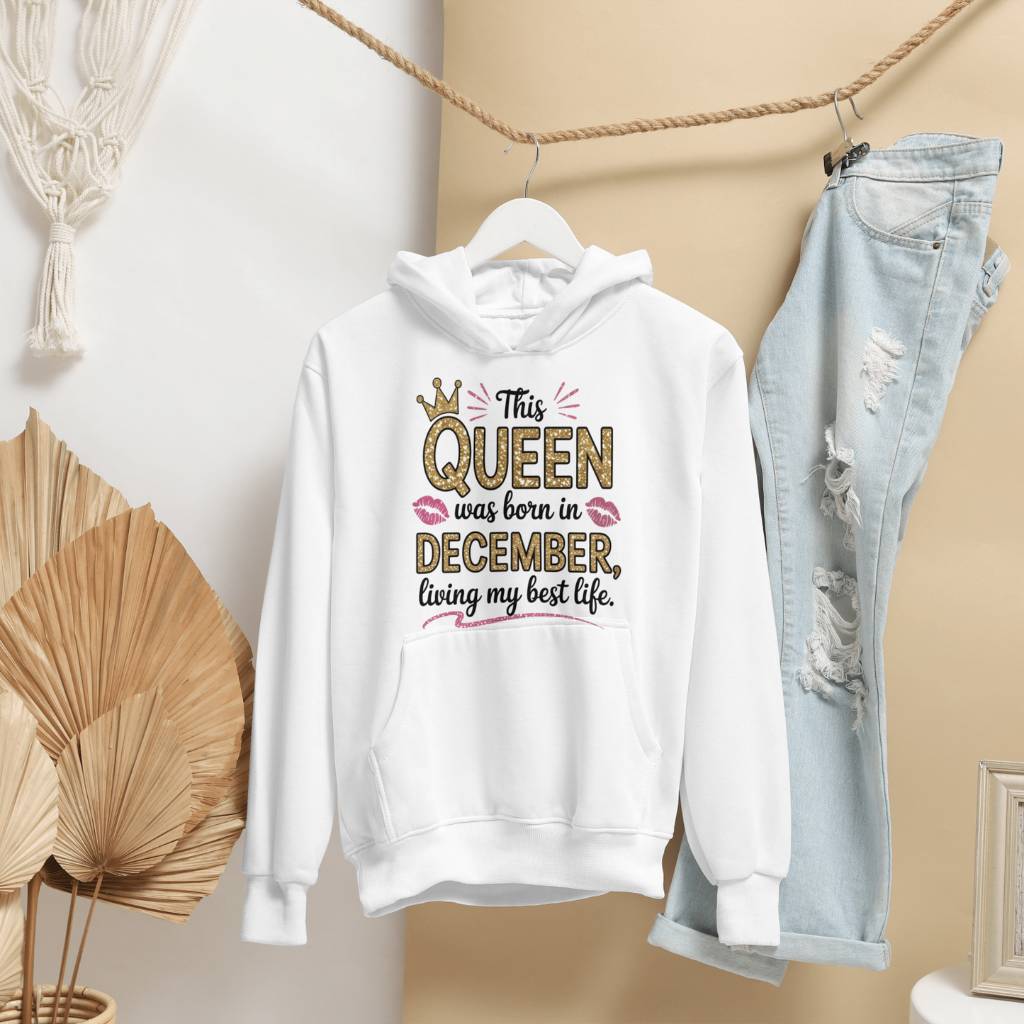 December Birthday Women Hoodie (This Queen was born in December)