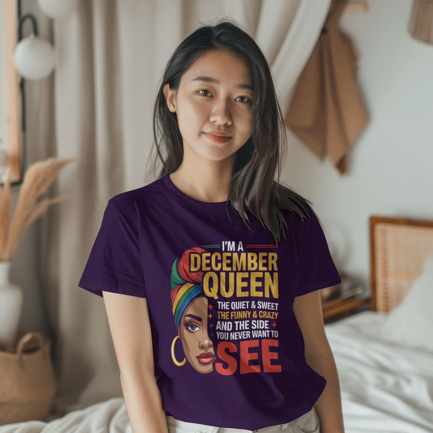 December Birthday Women's Classic T-Shirt (I'm A December Queen)
