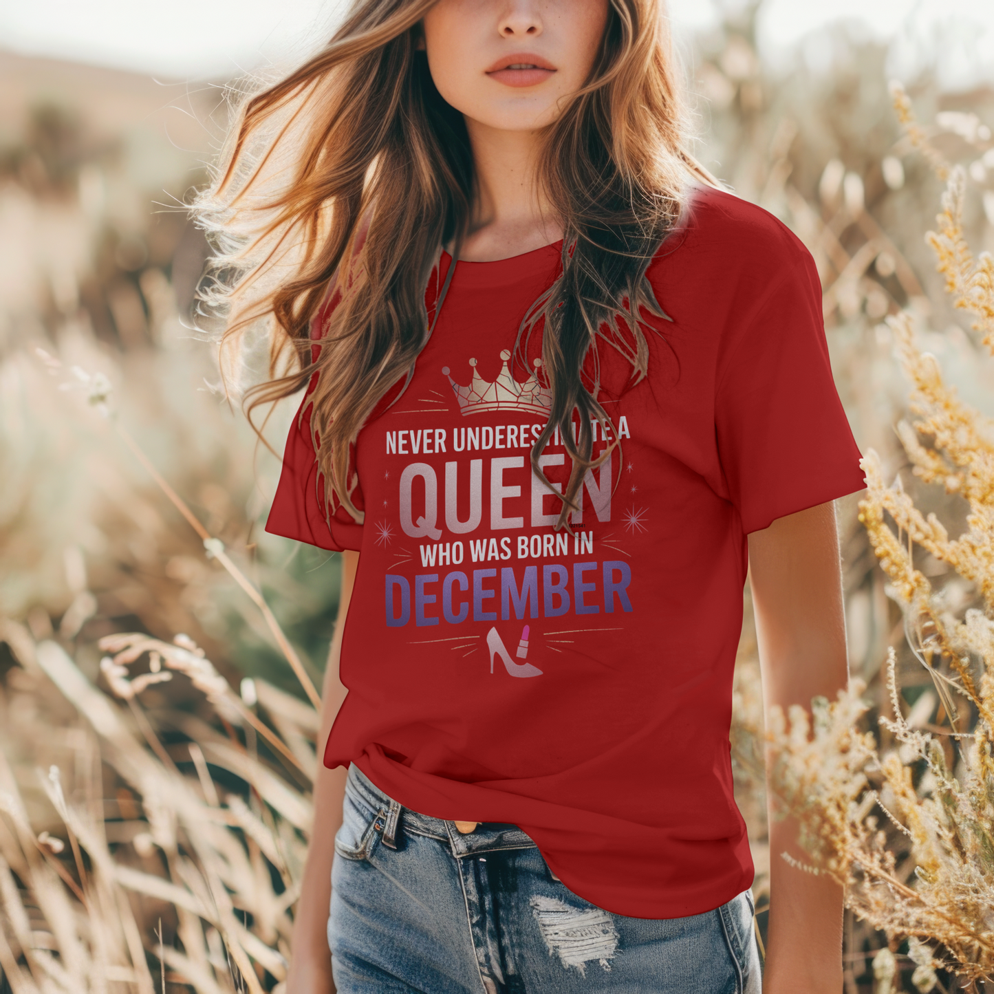 December Birthday Women's Classic T-Shirt (Never Underestimate a Queen)