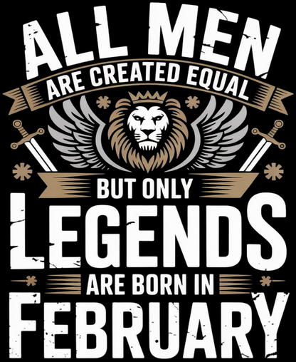 February Birthday Hoodie (All Men are Created Equal)