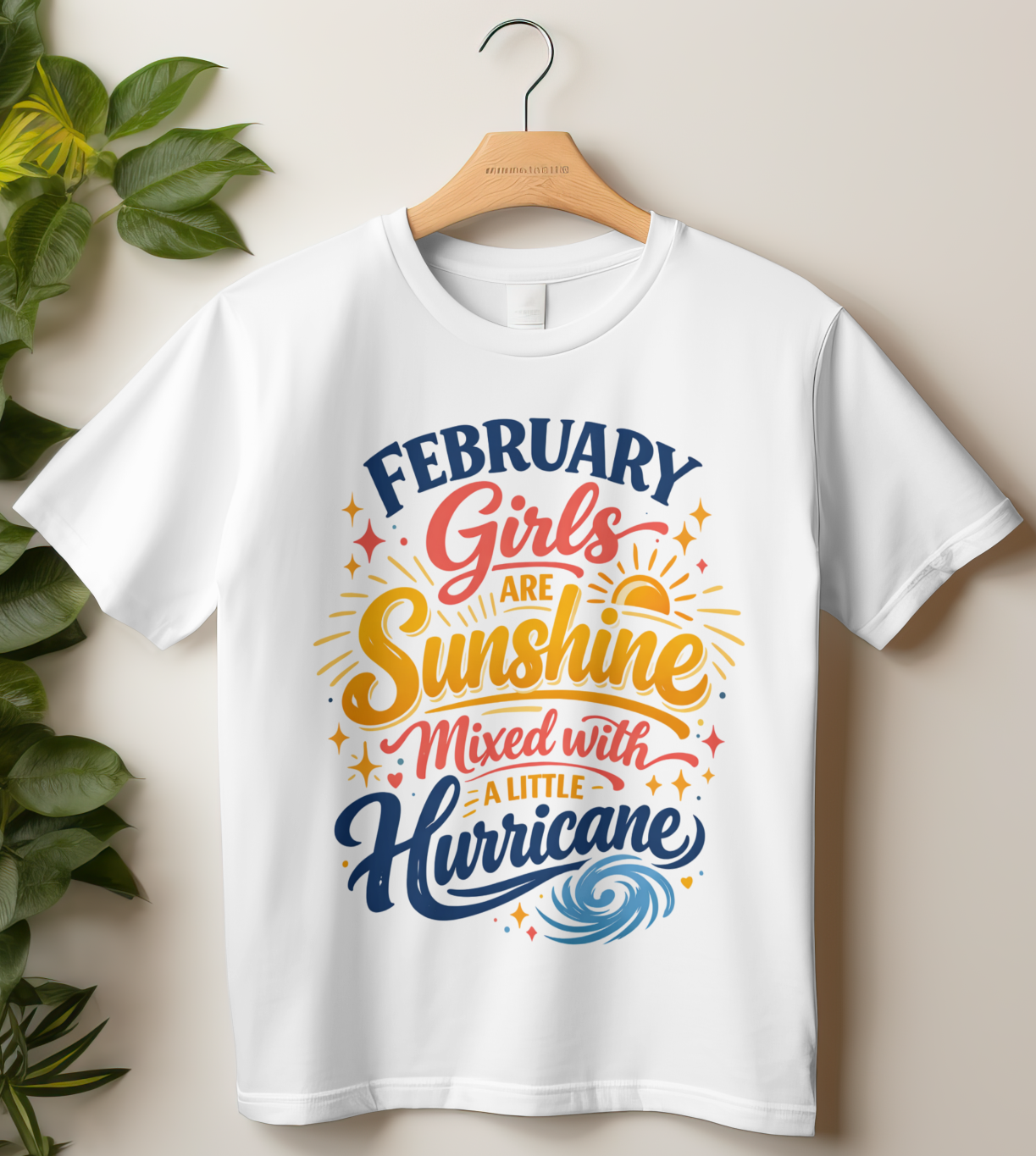 February Birthday Women's Classic T-Shirt (February Girls are Sunshine)