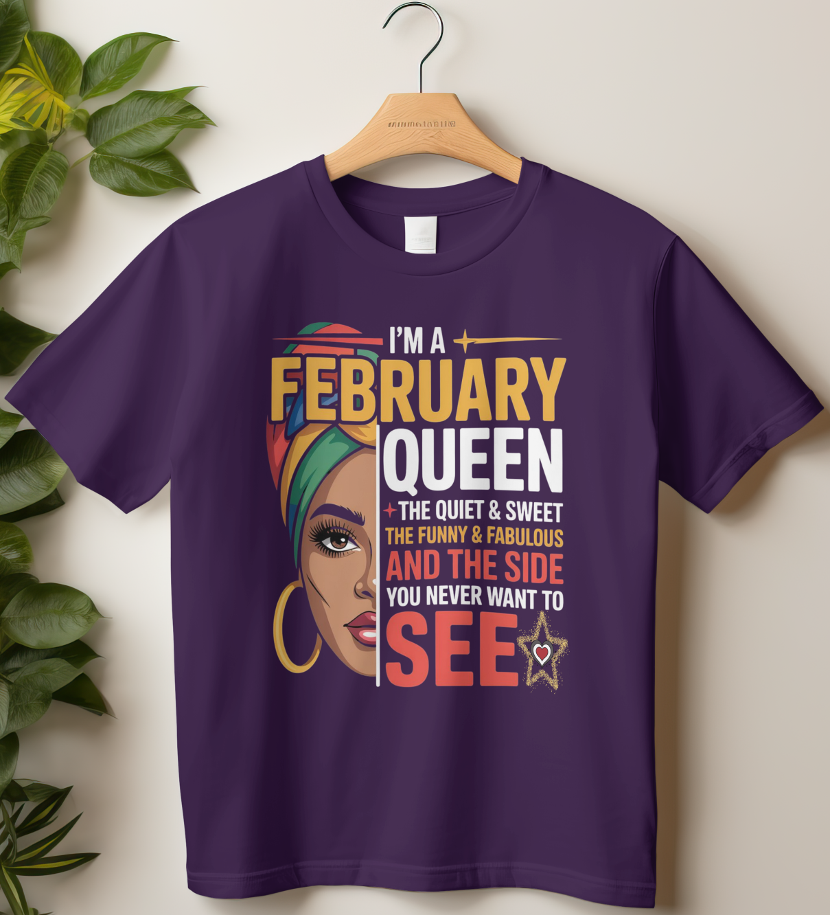 February Birthday Women's Classic T-Shirt (I'm A February Queen)