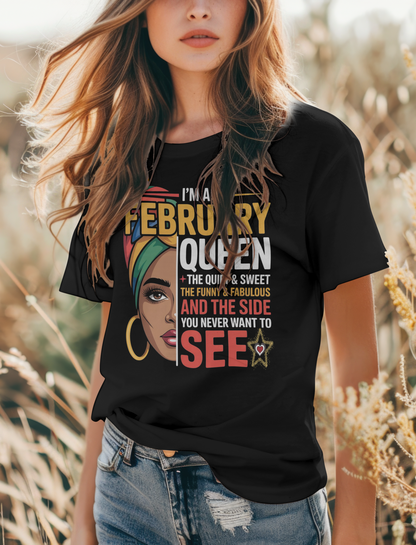 February Birthday Women's Classic T-Shirt (I'm A February Queen)