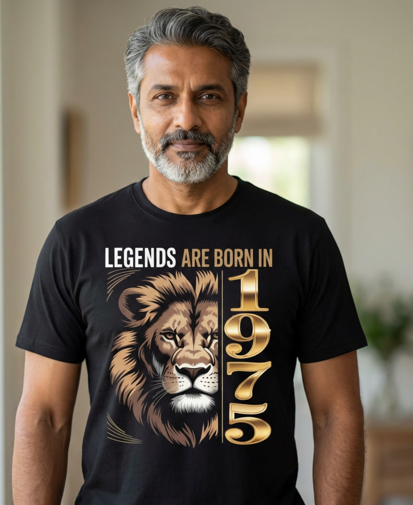 1975 Birthday Male Classic Crew T-Shirt (Legends are born in 1975)