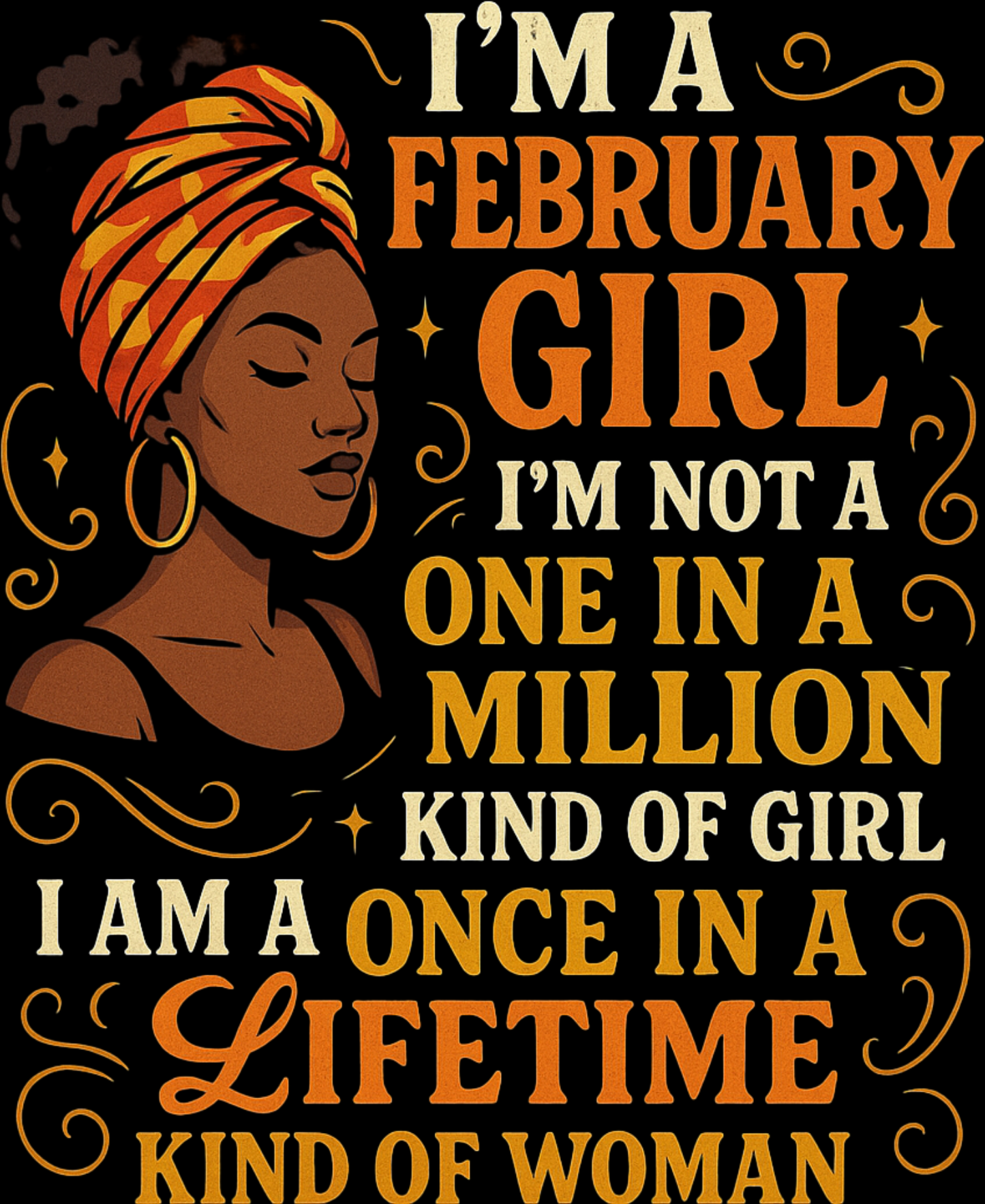 February Birthday Girl's Classic T-Shirt (I'm a February Girl)