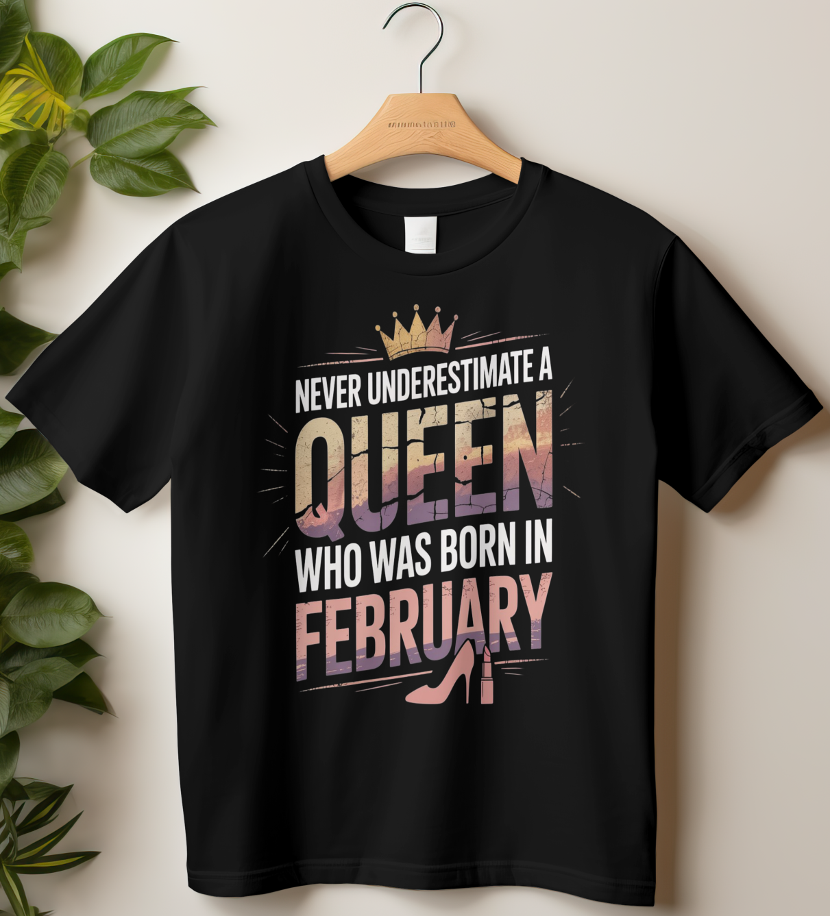 February Birthday Girl's Classic T-Shirt (Never Underestimate a Queen Who was born in February)