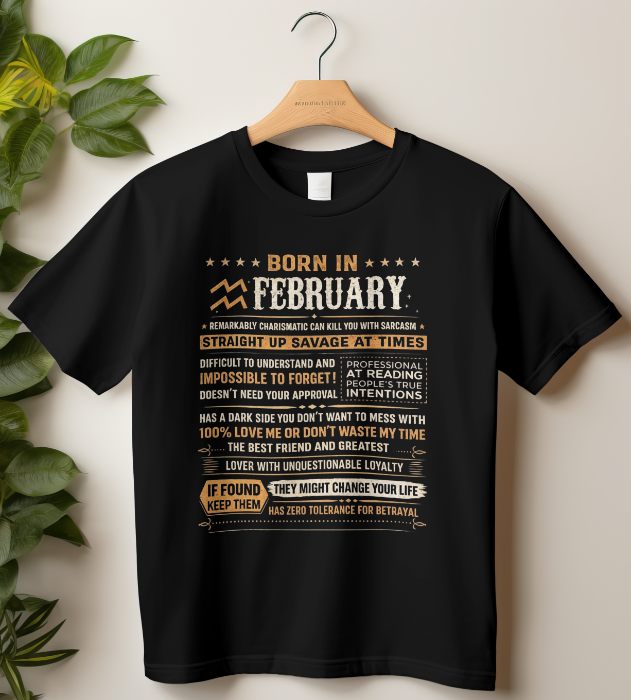 February Birthday Girl's Classic T-Shirt (Born in February)
