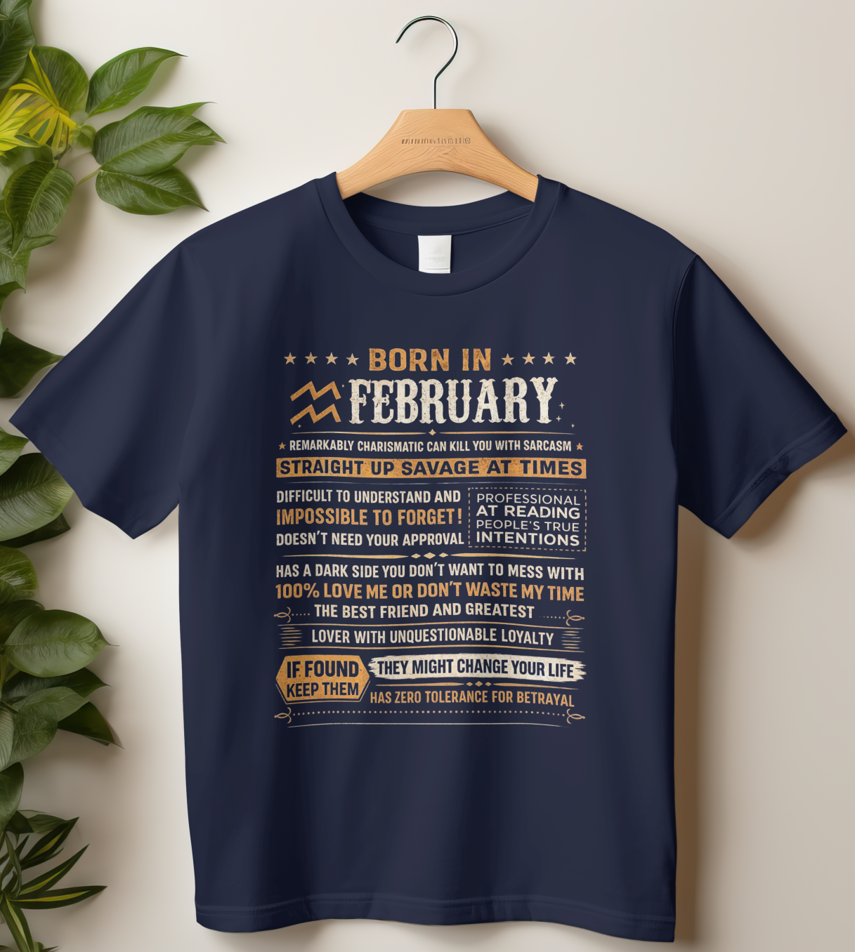 February Birthday Girl's Classic T-Shirt (Born in February)