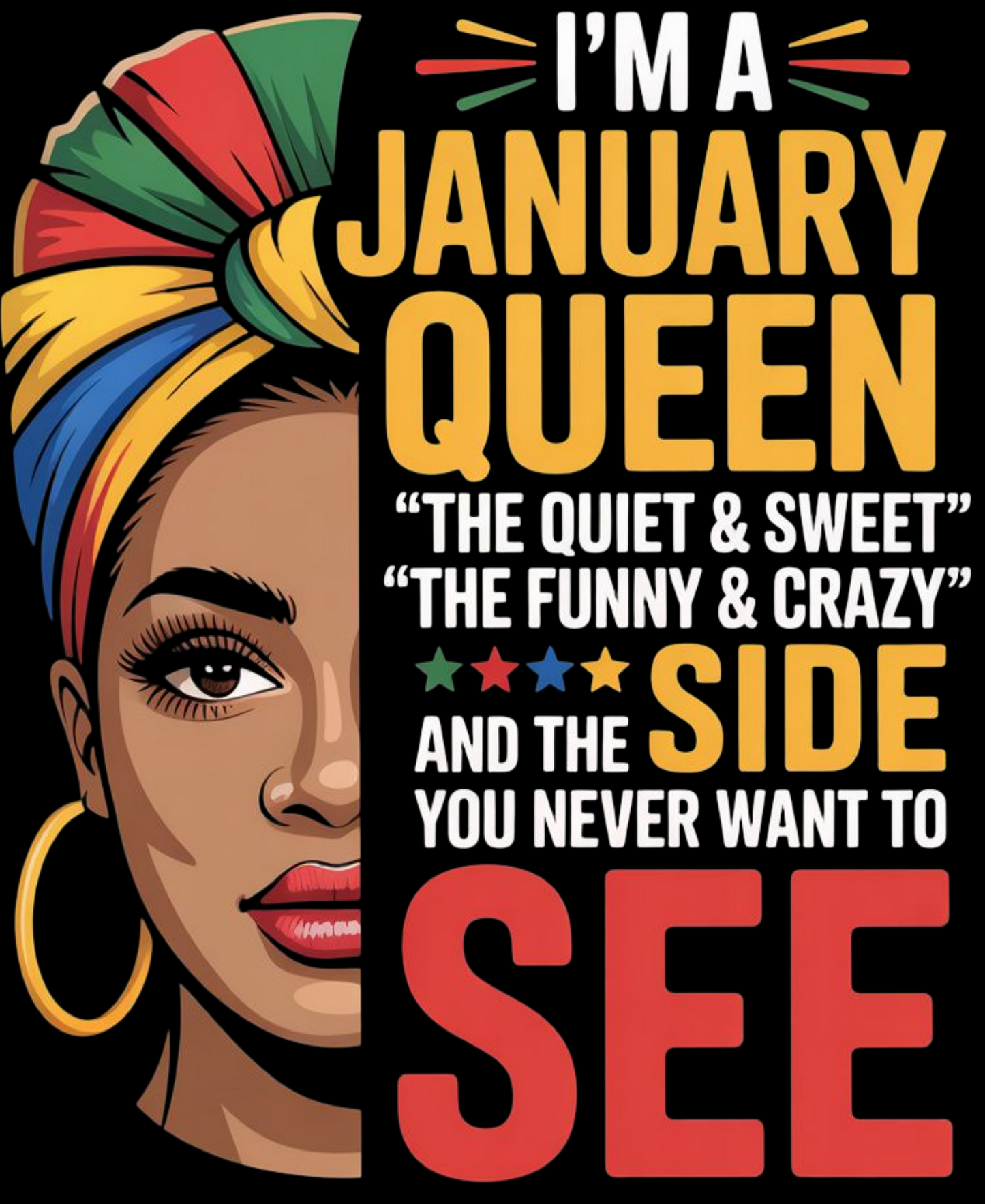 January Birthday Women's Classic T-Shirt (I'm A January Queen)