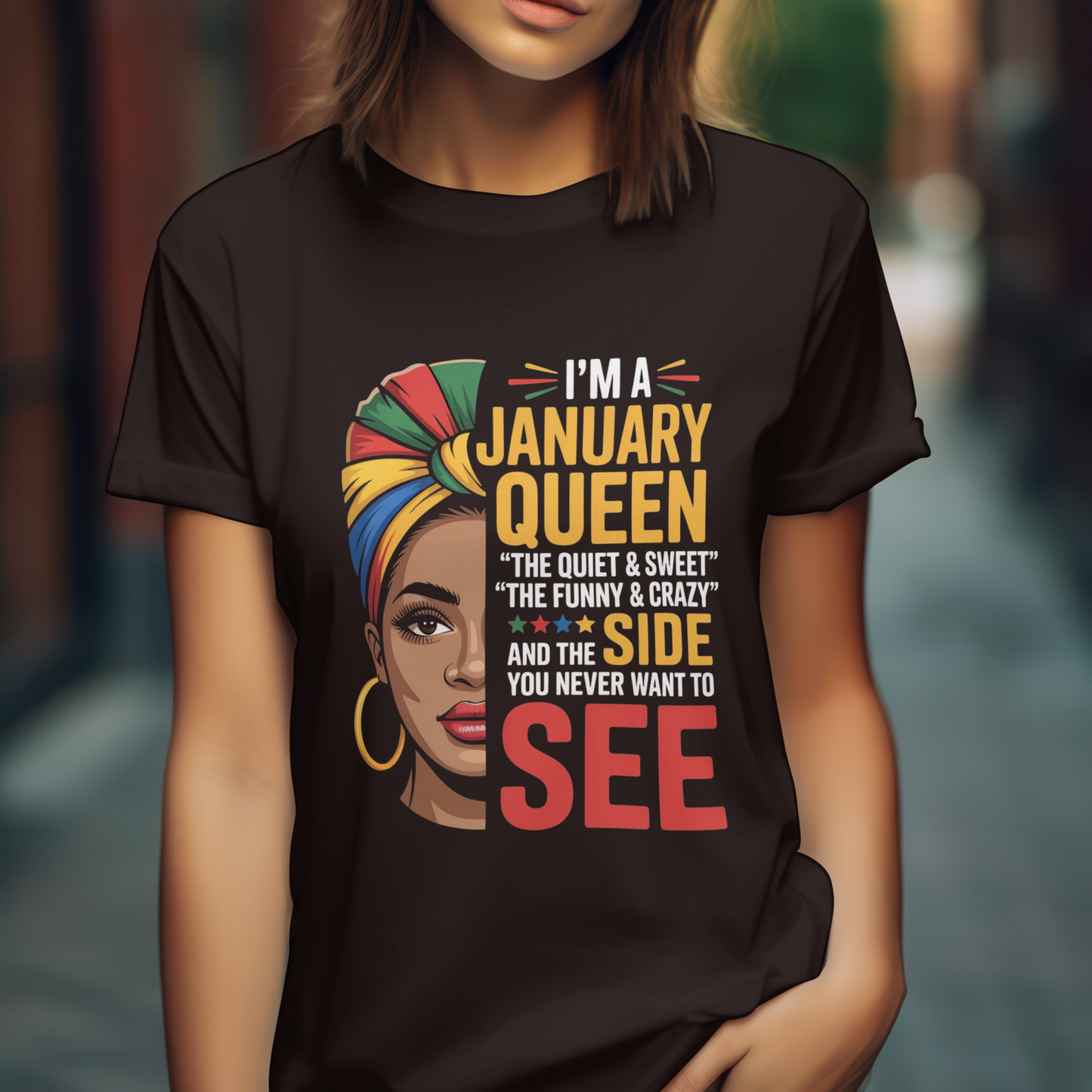 January Birthday Women's Classic T-Shirt (I'm A January Queen)