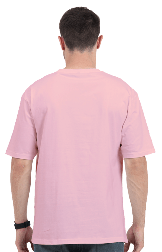 Oversized Classic T-Shirt Solid (Light Baby Pink)