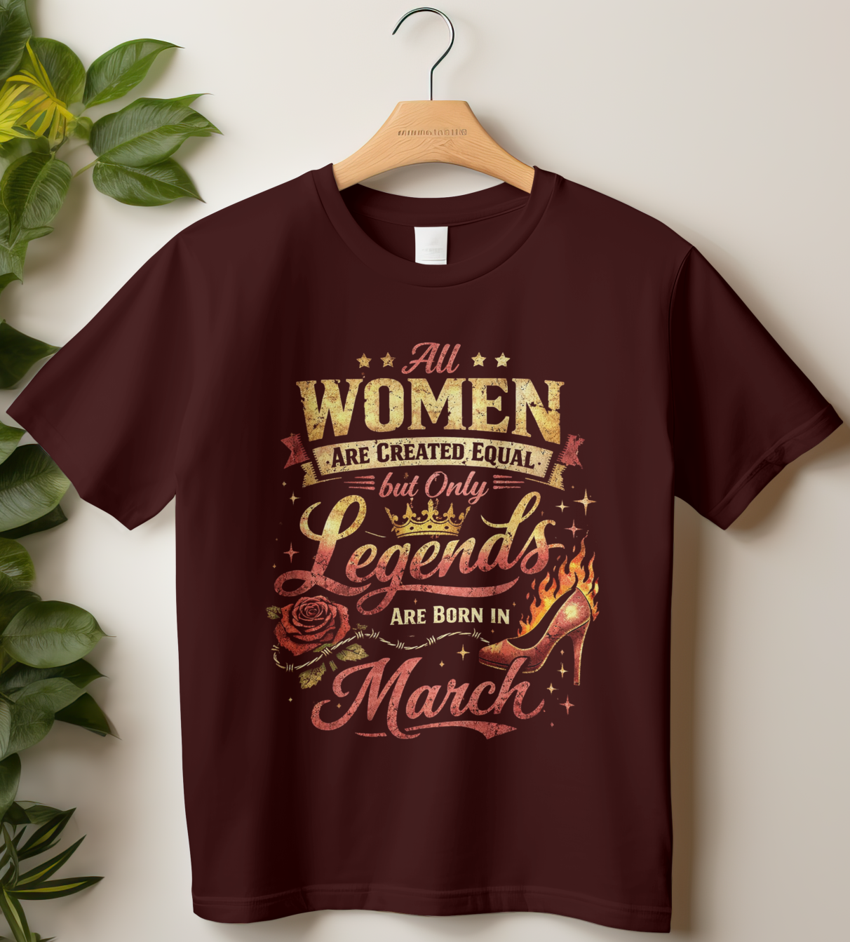 March Birthday Women's Classic T-Shirt (All Women are created equal)