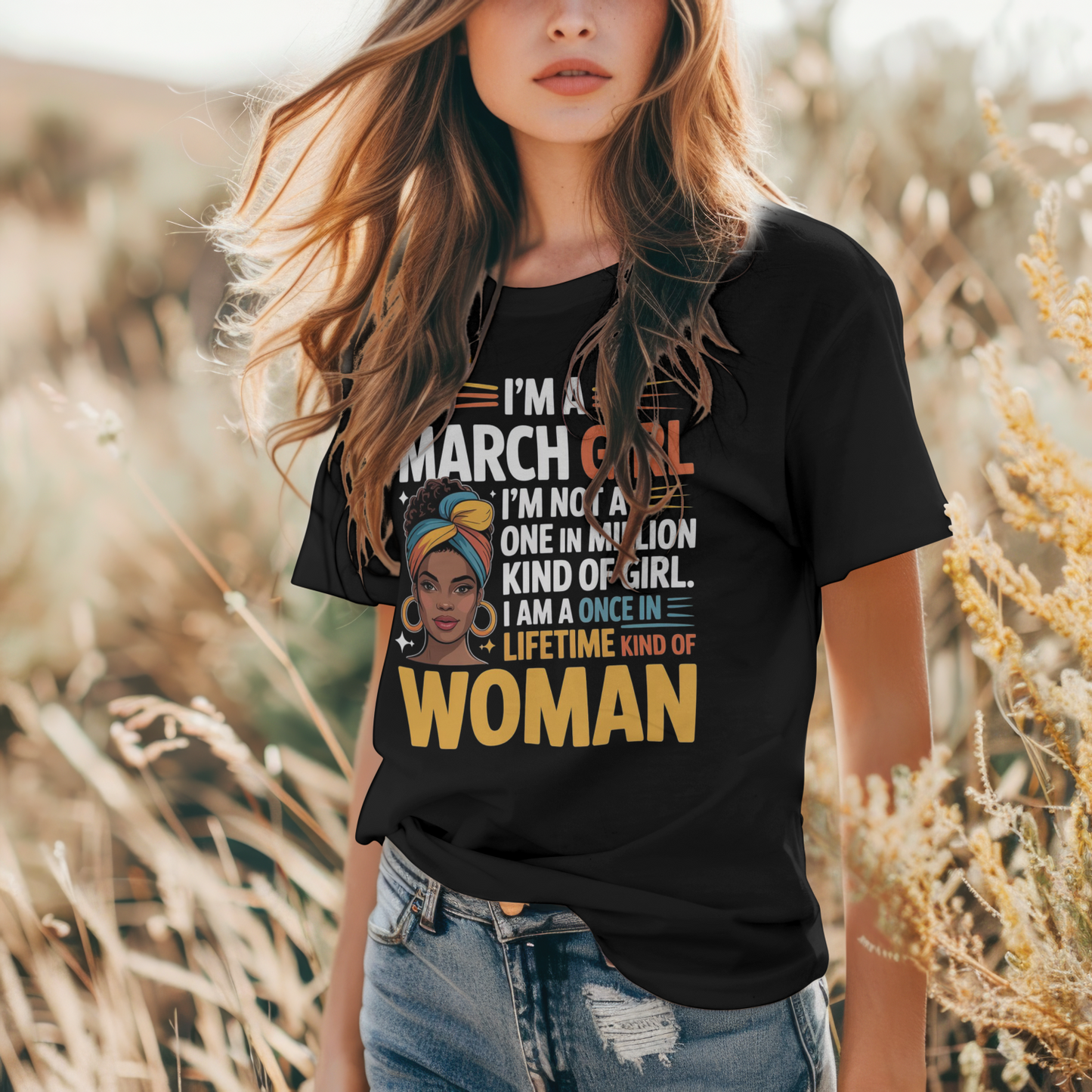 March Birthday Women's Classic T-Shirt (I'm a March Girl)