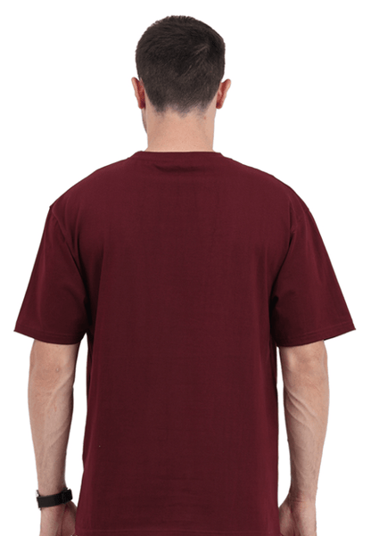 Oversized Classic T-Shirt Solid (Maroon)