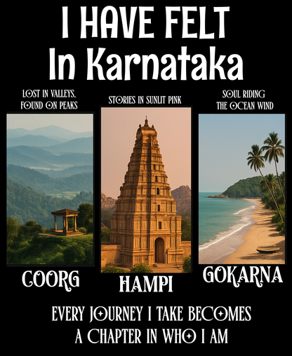 Travel Unisex Classic Crew T-Shirt (I Have Felt in Karnataka)