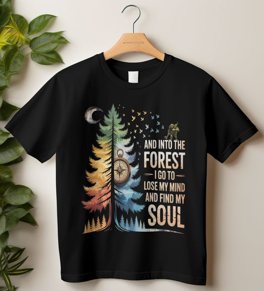 Travel Unisex Classic Crew T-Shirt (And into the Forest)