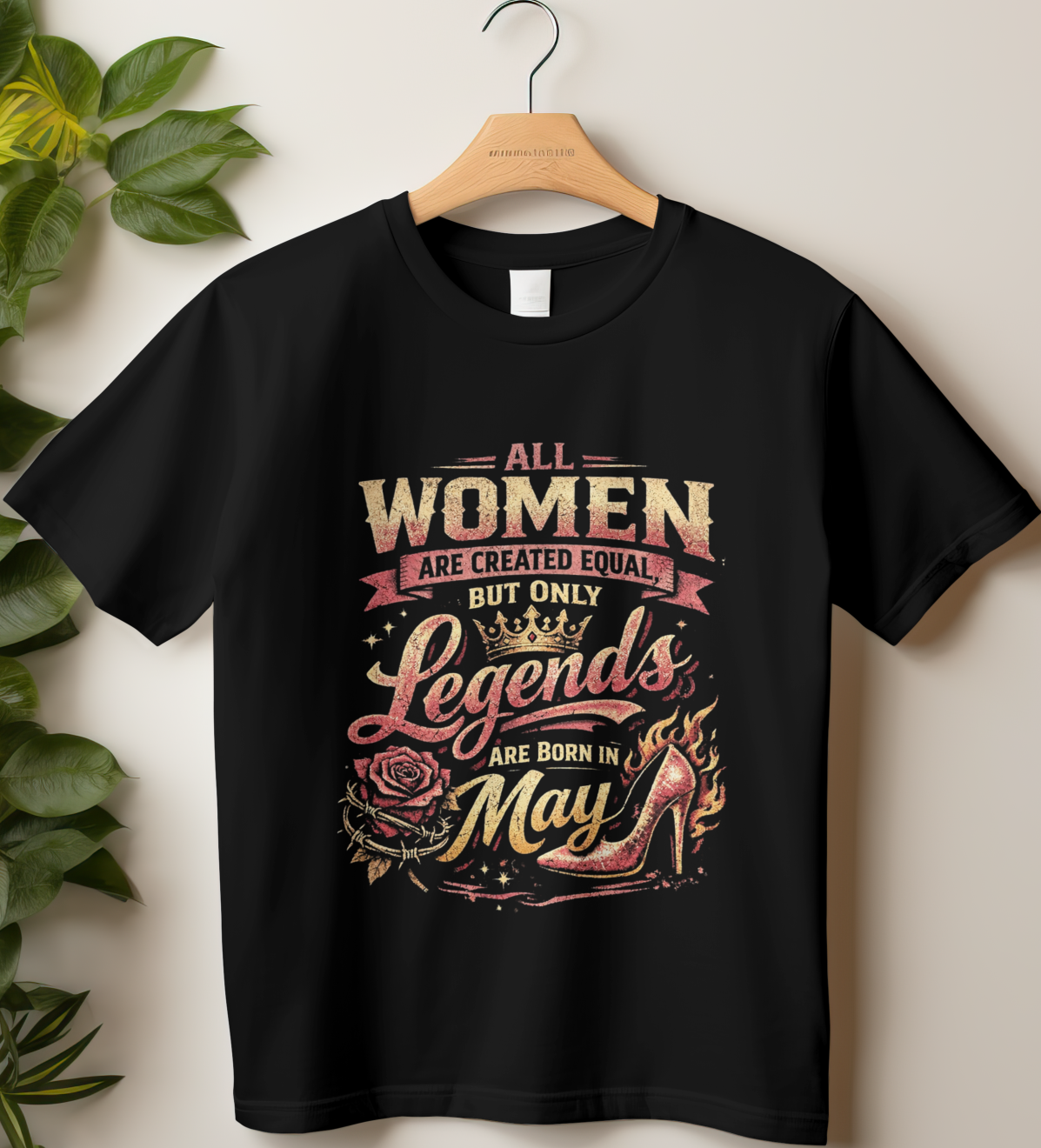 May Birthday Girl's Classic T-Shirt (All WOMEN Are Created Equal, but Only Legends Are Born in May)