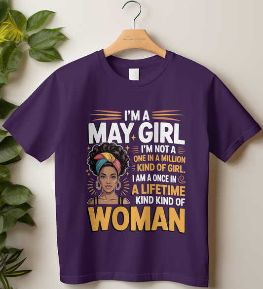 May Birthday Women's Classic T-Shirt (I'm a May Girl)
