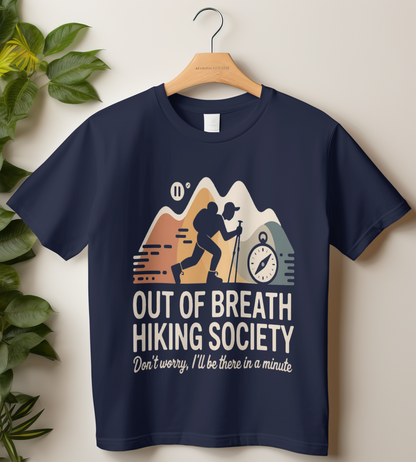 Travel Unisex Classic Crew T-Shirt (Out of Breath)