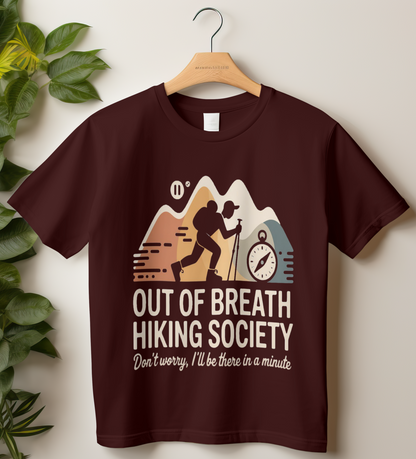 Travel Unisex Classic Crew T-Shirt (Out of Breath)