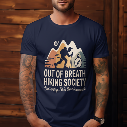 Travel Unisex Classic Crew T-Shirt (Out of Breath)