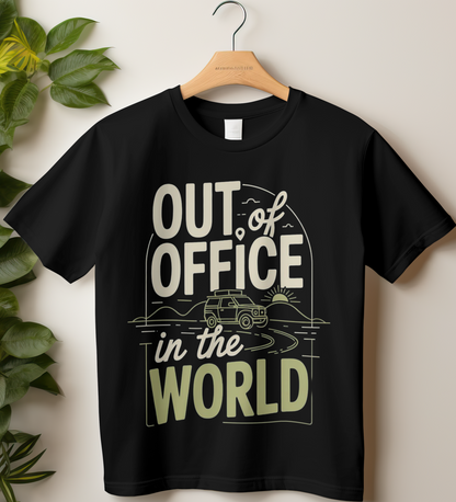 Travel T-shirt Classic Crew T-Shirt (Out of Office, In the World)