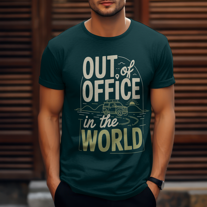 Travel T-shirt Classic Crew T-Shirt (Out of Office, In the World)