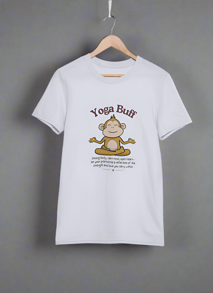 Round Neck Men T-Shirt Half Sleeve (Yoga Buff)