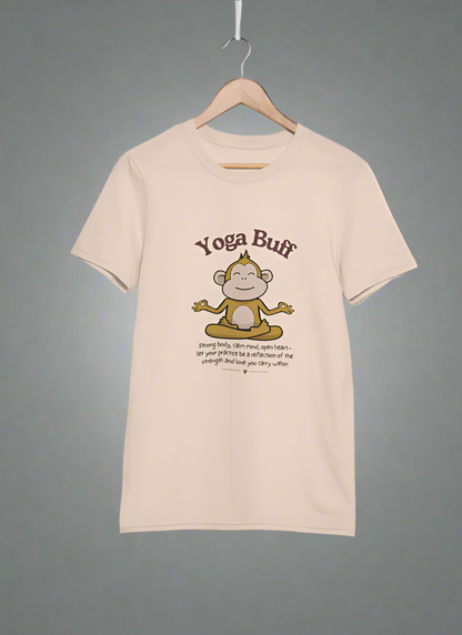 Round Neck Men T-Shirt Half Sleeve (Yoga Buff)