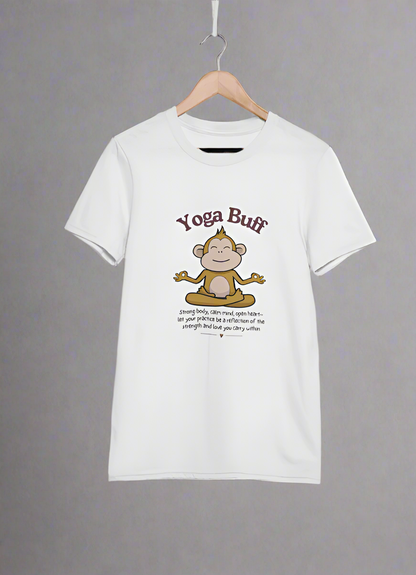 Round Neck Men T-Shirt Half Sleeve (Yoga Buff)